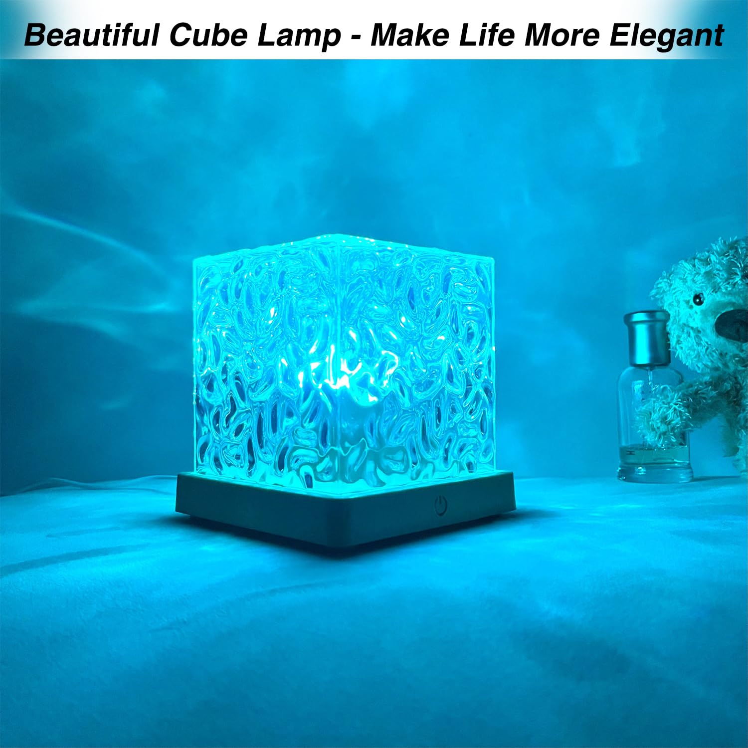 Water ripple cube light